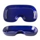 aerial view a cobalt blue catchall ceramic eyewear tray, image 1 of 2