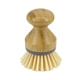 aerial view a natural bamboo kitchen scrub brush, image 1 of 2