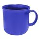 aerial view a matte royal blue 15 oz bpa - free ember coffee mug, image 1 of 3