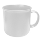 aerial view a matte white 15 oz bpa - free ember coffee mug, image 1 of 3
