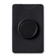 aerial view a black attitude card holder with ring stand, image 1 of 8