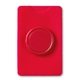 aerial view a red attitude card holder with ring stand, image 1 of 8