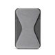 aerial view a gray leeman tuscany(tm) magnetic card holder phone stand, image 1 of 7