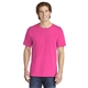 aerial view a neon pink comfort colors (r) heavyweight ring spun tee, image 1 of 6