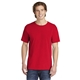 aerial view a red comfort colors (r) heavyweight ring spun tee, image 1 of 6