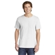 aerial view a white comfort colors (r) heavyweight ring spun tee, image 1 of 6