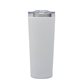 aerial view a white lontano 28 oz double wall, stainless steel travel tumbler, image 1 of 8