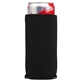 aerial view a black slim can cooler holder, image 1 of 2