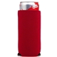 aerial view a red slim can cooler holder, image 1 of 2