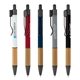 a group of manoa ballpoint pen w / bamboo grip