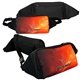 aerial view a black full color ultimate fanny pack, image 1 of 3