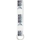 aerial view a white full color wrist lanyard, image 1 of 3