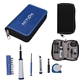 a group of executive zippered 15- piece tool kit