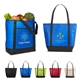 a group of medium size non - woven cooler tote bag with zipper