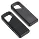aerial view a black ensemble clip - on wireless speaker, image 1 of 2