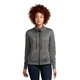 aerial view a graphite heather new era(r) womens performance terry full - zip cowl, image 1 of 6