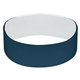 aerial view a navy (289)/white 1 silicone bracelet, image 1 of 2