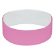 aerial view a pink (211)/white 1 silicone bracelet, image 1 of 2