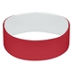 aerial view a red (186)/white 1 silicone bracelet, image 1 of 2