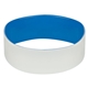 aerial view a white/royal blue (300) 1 silicone bracelet, image 1 of 2