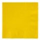 aerial view a sun gold (pms 114 u) deep - tone colored 2- ply beverage napkins, image 1 of 2
