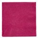 aerial view a raspberry (pms rubine red u) deep - tone colored 2- ply beverage napkins, image 1 of 2