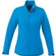 aerial view a olympic blue (431) womens maxson softshell jacket, image 1 of 7