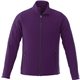 aerial view a dark plum (585) mens rixford full zip microfleece jacket, image 1 of 2