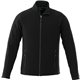 aerial view a black (995) mens rixford full zip microfleece jacket, image 1 of 2