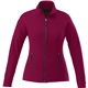 aerial view a maroon (384) womens rixford full zip microfleece jacket, image 1 of 2