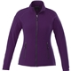 aerial view a dark plum (585) womens rixford full zip microfleece jacket, image 1 of 2