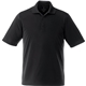 aerial view a black (995) mens dade short sleeve performance polo, image 1 of 4