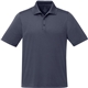 aerial view a vintage navy heather (573) mens dade short sleeve performance polo, image 1 of 5