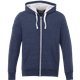 aerial view a ink blue heather (571) mens sandylake roots73 french terry full zip hoodie, image 1 of 3