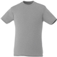 aerial view a medium heather grey (939) mens bodie crew neck short sleeve tee, image 1 of 7