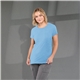 aerial view a sky heather (422) womens bodie crew neck short sleeve tee, image 1 of 4