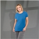 aerial view a new royal heather (561) womens bodie crew neck short sleeve tee, image 1 of 4