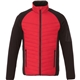 aerial view a team red/black (358) mens banff hybrid insulated puffer jacket, image 1 of 9