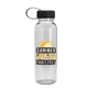 a black lid & clear bottle the outdoorsman - 24 oz tritan(tm) bottle with tethered lid and digital imprint
