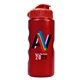 a red lid & metallic red bottle mini peak - 22 oz tritan(tm) metalike bottle with flip lid and digital imprint