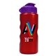 a violet lid & metallic red bottle mini peak - 22 oz tritan(tm) metalike bottle with flip lid and digital imprint