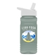 a white lid & glacier blue bottle 20 oz upcycle rpetbottle flip straw lid - digital