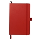 aerial view a red 5.5 x 8.5 fsc(r) mix bound journal, image 1 of 7