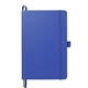 aerial view a blue 5.5 x 8.5 fsc(r) mix bound journal, image 1 of 7