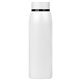 a white the cobra 20 oz powder - coated stainless steel water bottle