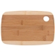 aerial view a tan the camden 9- inch two - tone bamboo cutting board, image 1 of 4