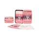 a pink kikkerland pop culture trivia tin