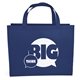 aerial view a royal blue giant saver tote bag - screen print, image 1 of 6