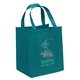 a teal big thunder(r) tote bag w / reflective glossy sparkle