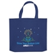 a royal blue thrifty tote bag - 4- color heat transfer